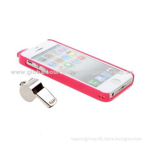 New Arrival PC Case for iPhone 5 with Whistle, OEM and ODM Orders Warmly Welcomed